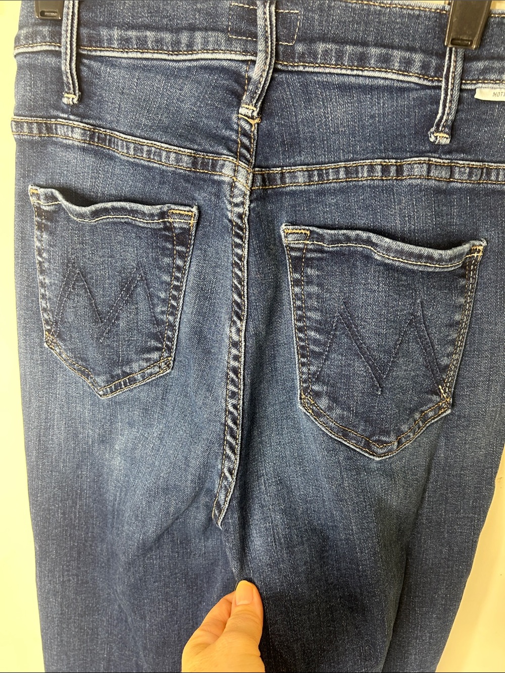 MOTHER The Hustler Ankle Fray Howdy Wash Size 25 - Picture 15 of 16